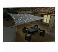 WERKA PRO Voile d'ombrage Solaire 300 LED 4x5m crème