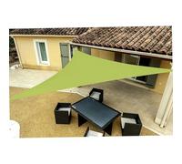 WERKA PRO Voile d'ombrage Verte Triangulaire 3,6 x 3,6 x 3,6 m