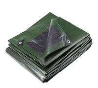 WerkaPro 04110 - Bâche industrielle - Ultra Lourde - 5 x 8 m - 240g/m2 - Réversible - Noire et Verte