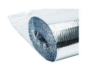WerkaPro 10398 - Isolant métallisé à bulles d'air - 3 couches - Épaisseur de 5mm - Poids 160 gr/m2 - 6m2 : 1.25 x 4.8 m - Facile à poser et à découper