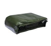 WerkaPro 10669 - Bâche industrielle - Ultra Lourde - 5x8 m - 240g/m2 - Réversible - Noire et Verte