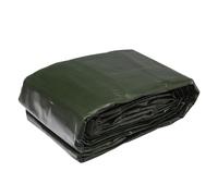 WERKAPRO 10671 - Bâche industrielle - Ultra Lourde - 8x12 m - 240g/m² - Réversible - Noire et Verte