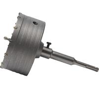 Werkapro 11422 - Scie à béton SDS, adaptateur en carbure de tungstène plus-in, résistant aux chocs, 160 mm, Ø 125 mm