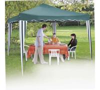 Werkapro Tente Pliable 3X3m Verte | Léger, usage extérieur et barbecue, montage rapide, sac de transport inclus, tubes section 25 x 25 mm, hauteur 2,5 m