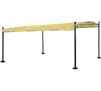 Werkapro Toile de pergola de Rechange | Installation facile, robuste, usage jardin et extérieur, 3 x 2,50 m, jaune clair, protection solaire et intempéries