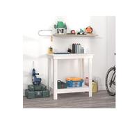 Werkbank 80x50x80 cm massief grenenhout wit822497