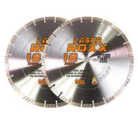 Werkmax - Lot de 2 disques diamant laser ROXX - 350 x 20 mm - Universel