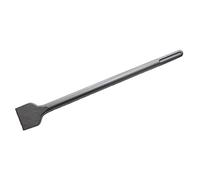 WERKON Burin Plat SDS Max 50 x 600 mm, Acier Trempé, Sablé | Burin Large pour béton et maçonnerie, compatible avec perforateurs, env. 1,25 kg, pour démolition et rénovation