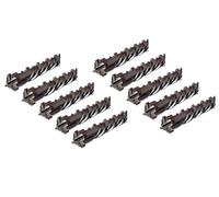 WERKON Foret à Béton SDS Plus, Ø 8 mm, Longueur 210 mm, 4 Taillants | pointe carbure, double goujure, pour béton, brique, pierre naturelle, compatible avec perforateurs courants, Lot de 10