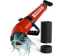WERKSTEIN Pistolet à déboucher à air comprimé I Nettoyant déboucheur de haute qualité I Piston de pompe de vidange I Pour un nettoyage rapide et efficace des conduits I Avec 2 adaptateurs inclus