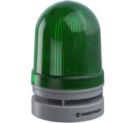 Werma Signaltechnik Avertisseur optique Midi TwinLIGHT Combi 12/24VAC/DC GN 461.210.70 vert 12 V/DC 110 dB