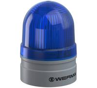 Werma Signaltechnik Avertisseur optique Mini TwinFLASH 115-230VAC BU 260.520.60 bleu 230 V/AC