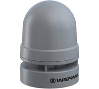 Werma Signaltechnik Sirène 160.700.75 Mini Sounder Dauer/Puls 24VAC/DC GY tonalité à impulsion, tonalité continue 24 V 95 dB