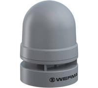 Werma Signaltechnik Sirène signalétique 160.700.75 Mini son durée/pouls 24 VAC/DC GY Pulston, tonalité continue 24