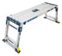 Werner 79023 Plateforme de travail Pro réglable Work & Access, argent, taille unique