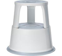 Werner Dorsch WEDO Kickstool - Echelle pliante - Métal revêtu par poudre - Gris clair, RAL 7035 (212 137)
