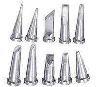 Werse Lot de 10 pointes de fer à souder pour Weller WSD81 WSP80 WD1000 WP80 LT