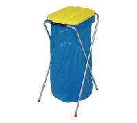 Collecteur de déchets H810xL370xP410mm 70-120l couvercle jaune
