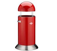 Wesco 358 931-02 Poubelle Big Cap avec socle (Rouge)