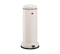 WESCO Big Baseboy Poubelle de couleur sable mat, tôle d'acier revêtue par pulvérisation, volume de 30 litres, amortisseur intégré, pédale en métal avec surface d'appui en caoutchouc