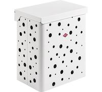 WESCO Boîte à linge DUO 1, capacité de 64 litres (2 x 32 litres), en blanc mat / Boîte à linge / Panier à linge