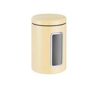 WESCO Boîte de conservation Classic Line de couleur amande, tôle d'acier revêtue par pulvérisation, volume 2 l, fenêtre en acrylique