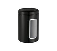 WESCO Boîte de Conservation Classic Line de Couleur Noire, tôle d'acier revêtue par pulvérisation, Volume de 2 litres, fenêtre en Acrylique
