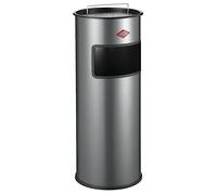 WESCO® Cendrier sur pied 30 l. avec tamis, argenté