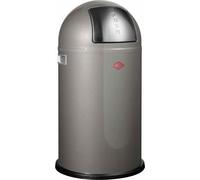 WESCO Collecteur de déchets 175831-13 PUSHBOY en GRAPHIT de 50 litres avec couvercle rabattable / Poubelle / Poubelle