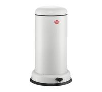 WESCO® Collecteur de déchets à pédale Baseboy 20 litres, blanc mat