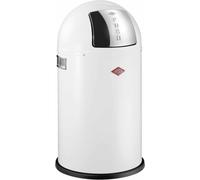 WESCO Collecteur de déchets PUSHBOY JUNIOR 175531-01 en BLANC de 22 litres / Poubelle / Poubelle