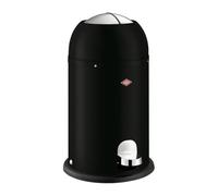 Wesco Poubelle Kickmaster Junior, 12 l noir mat, insert en plastique, amortisseur intégré