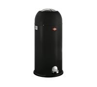 WESCO Poubelle à pédale 180731-73 KICKMASTER MAXI en noir mat de 40 litres / Collecteur de déchets / Poubelle