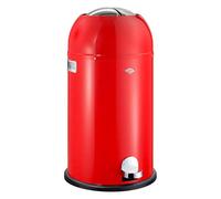 Wesco Kickmaster Poubelle Acier inoxydable Rouge 33 litres