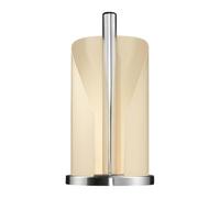 Wesco Porte-Rouleau de Papier de Couleur Amande en Acier Inoxydable et tôle d'acier laquée colorée, Socle Stable en Acier Inoxydable, pour Rouleaux de Papier essuie-Tout Standard ou 2 à 3 Rouleaux de