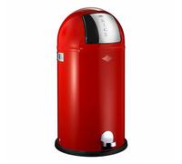 WESCO Poubelle à pédale 177731-02 KICKBOY en rouge de 40 litres / Collecteurs de déchets / Poubelles
