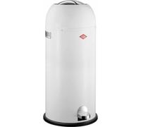 WESCO Poubelle à pédale 180731-01 KICKMASTER MAXI en blanc de 40 litres / Poubelles / Poubelles