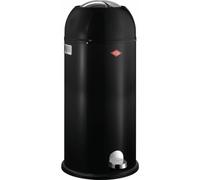WESCO Poubelle à pédale 180731-62 KICKMASTER MAXI en noir de 40 litres / Collecteur de déchets / Poubelle