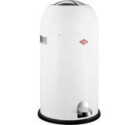 WESCO Poubelle à pédale 184631-01 KICKMASTER en BLANC de 33 litres / Collecteur de déchets / Poubelle