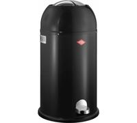 WESCO Poubelle à pédale 184631-62 KICKMASTER en NOIR de 33 litres / Collecteur de déchets / Poubelle