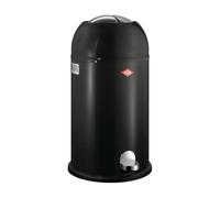 WESCO Poubelle à pédale 184631-62 KICKMASTER en NOIR de 33 litres / Collecteur de déchets / Poubelle