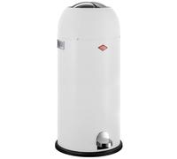 Wesco Poubelle Kickmaster Maxi 40 L Blanc Mat