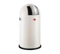 WESCO Poubelle Pushboy avec un volume de 50 litres et est de couleur sable mat, 40 x 40 x 75 cm.