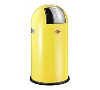 Wesco Poubelle Pushboy 50 litres - Jaune citron