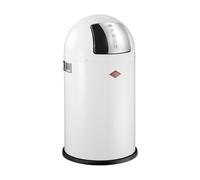 WESCO Collecteur de déchets PUSHBOY JUNIOR 175531-01 en BLANC de 22 litres / Poubelle / Poubelle