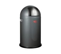 WESCO Collecteur de déchets PUSHBOY JUNIOR 175531-13 en GRAPHIT de 22 litres / Poubelle / Poubelle