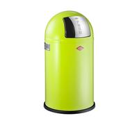 WESCO Collecteur de déchets PUSHBOY JUNIOR 175531-20 en VERT LIMITE de 22 litres / Poubelle / Poubelle