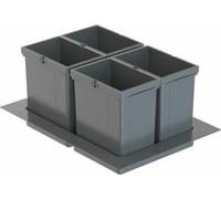 WESCO® Pullboy Versa 265 K/600-4, Système de collecte des déchets, gris orion, H 265 mm