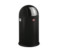 WESCO Pushboy Junior 175531-73 Poubelle en tôle d'acier Noir mat 22 l