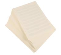 WESIEVYA 100 Feuilles Partitions Blanches Papier 100 Feuilles 10.04x7.09in Papier Résistant 3mm Spacing 10 Rangées Recharge Cahier pour Musiciens